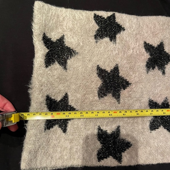 Infinity scarf winter silver stars - Picture 6 of 6